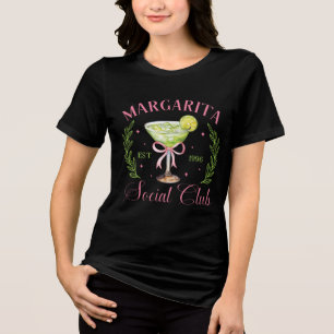 Margarita Social Club – Lustige Party-Cocktail Tri-Blend Shirt