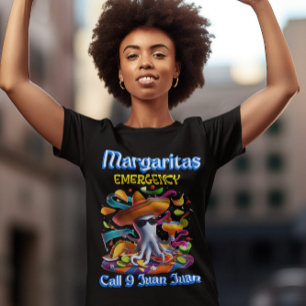 Margarita Sombrero-Wearing Octopus T-Shirt