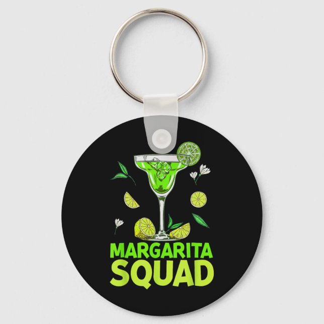 Margarita Squad Cinco de Mayo Kostüme für Mexiko Schlüsselanhänger (Vorderseite)