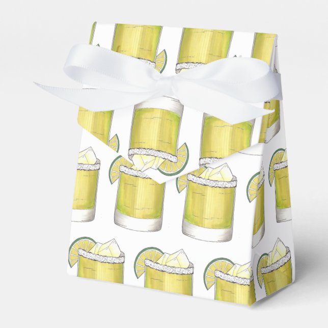 Margarita Summer Cocktail Mixed Drink Lime Green Geschenkschachtel (Vorderseite)