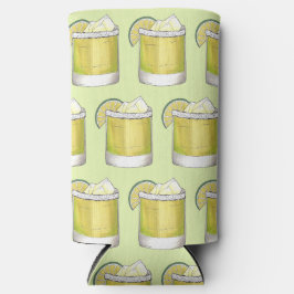 Margarita Summer Cocktail Mixed Drink Lime Green Selters Dosenkühler