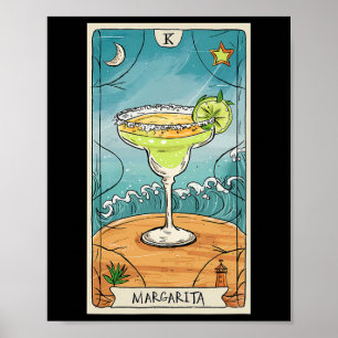 Margarita Tarot Card Cinco De Mayo Party Poster