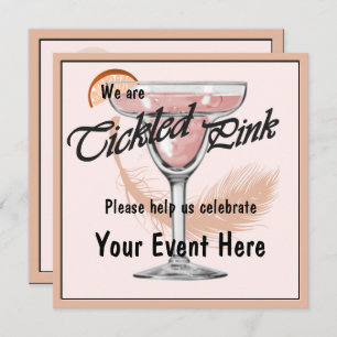 Margarita Tickled Pink Fiesta Party Einladung