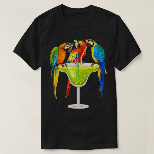 Margarita trinkende Frauen im Sommer Vacati T-Shirt (Design vorne)