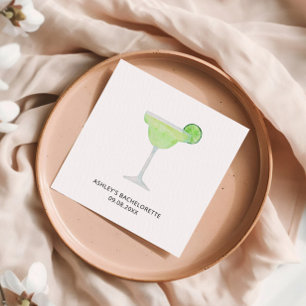 Margarita Wedding, Bachelorette oder Brautparty Serviette