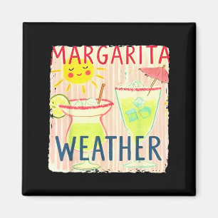 Margarita Wetter Retro Sommer Strandurlaub Magnet
