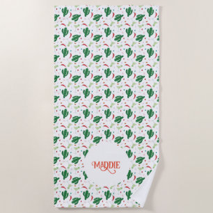 Margaritas, Chili Paprikaschoten und Cactus Fiesta Strandtuch