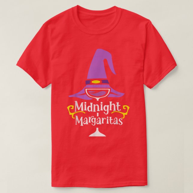 Margaritas Hexengetränk Mitternacht T-Shirt (Design vorne)