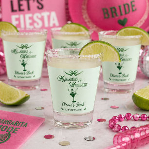 Margaritas & Hochzeit Junggesellinnen-Abschiedspar Schnapsglas