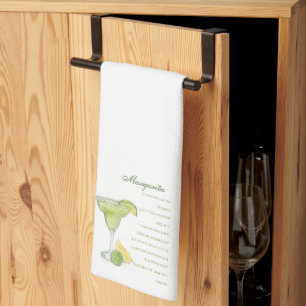 Margaritas Made Me Do It – Rezeptbar Geschirrtuch