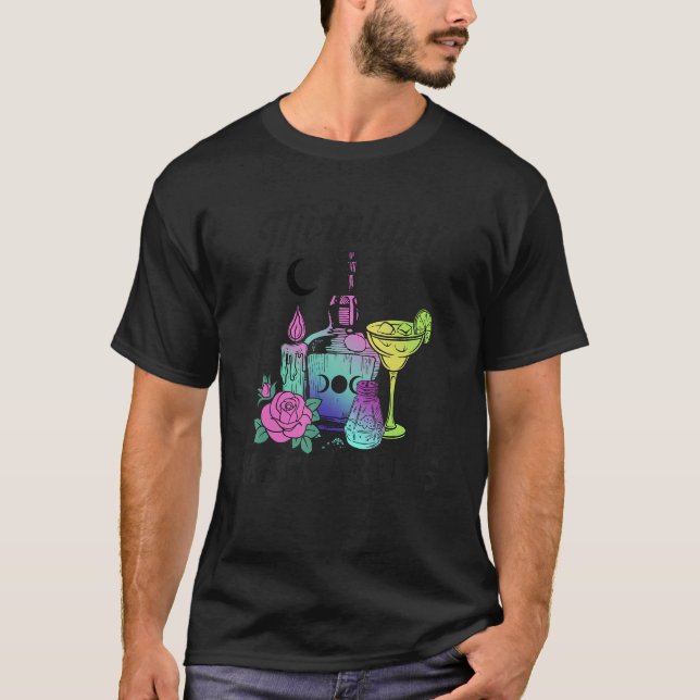 Margaritas Magic Brew Spellcaster Hexe T-Shirt (Vorderseite)