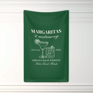 Margaritas & Matrimony Junggesellinnen-Wochenende Banner