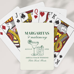 Margaritas & Matrimony Junggesellinnen-Wochenende Spielkarten
