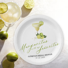 Margaritas mit meinem Señoritas-Brautparty Pappteller