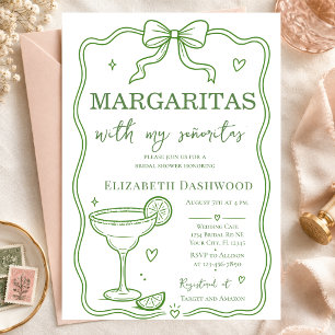 Margaritas Pool Kritzelparty Cocktail Junggesellin Einladung