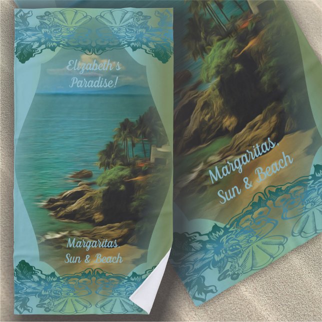 Margaritas, Sun & Beach 0026 Strandtuch (Von Creator hochgeladen)