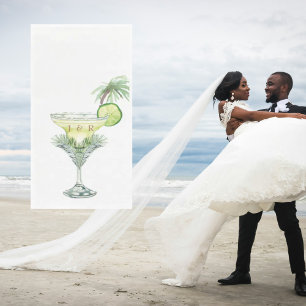 Margaritas Tropical Wedding Cocktail Serviette