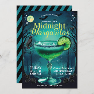 Margaritas um Mitternacht Cocktail Party Einladung
