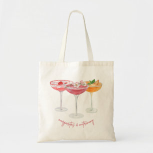 Margaritas und Ehe Bunte Margaritas Tragetasche
