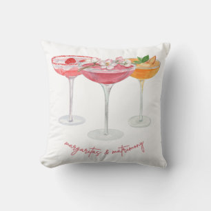 Margaritas und Ehe Farbige Margaritas Kissen