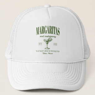 Margaritas und Eheversprechen Personalisierter Jun Truckerkappe