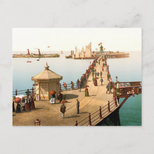 Margate Jetty Vintage Britische Küste Postkarte