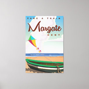 Margate Kent Vintage Reiseplakat Leinwanddruck