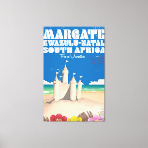 Margate, Kwazulu Natal Südafrika Reisedruck Leinwanddruck