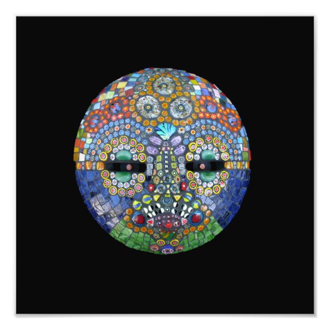 Marge Mosaic Mask Fotodruck (Vorne)