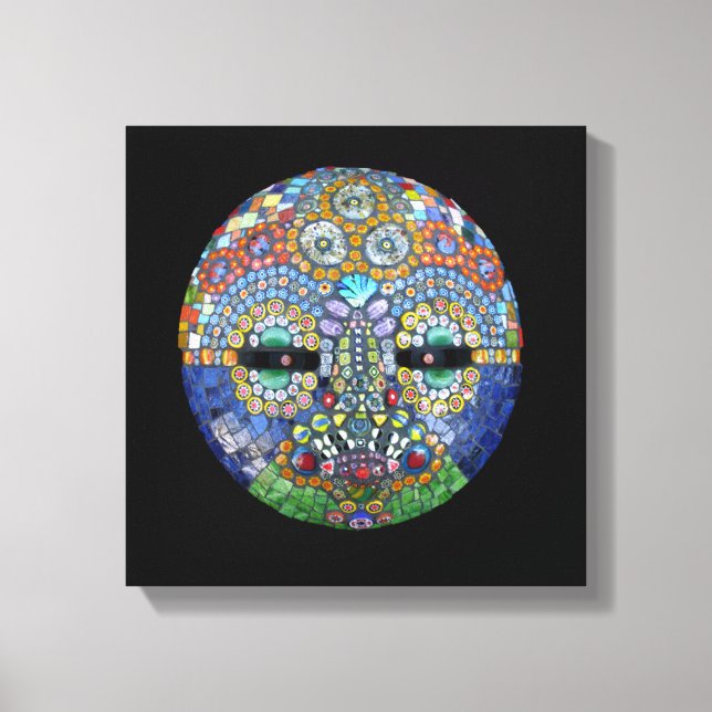 Marge Mosaic Mask Leinwanddruck (Vorderseite)