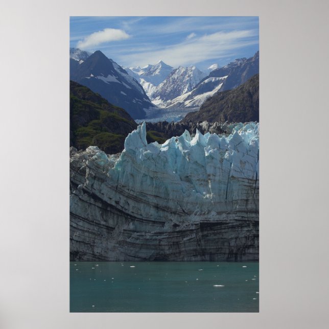 Margerie Glacier Alaska Poster (Vorne)