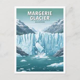 Margerie-Gletscher Gustavus Alaska Reise Postkarte
