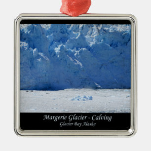 Margerie Gletscher-Kalben/Glacier Bay Alaska Ornament Aus Metall