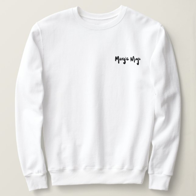 Margie Mai Unterzeichnung Crewneck Sweatshirt (Design vorne)