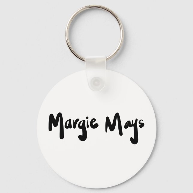 Margie Mays Signature Schlüsselanhänger (Vorderseite)