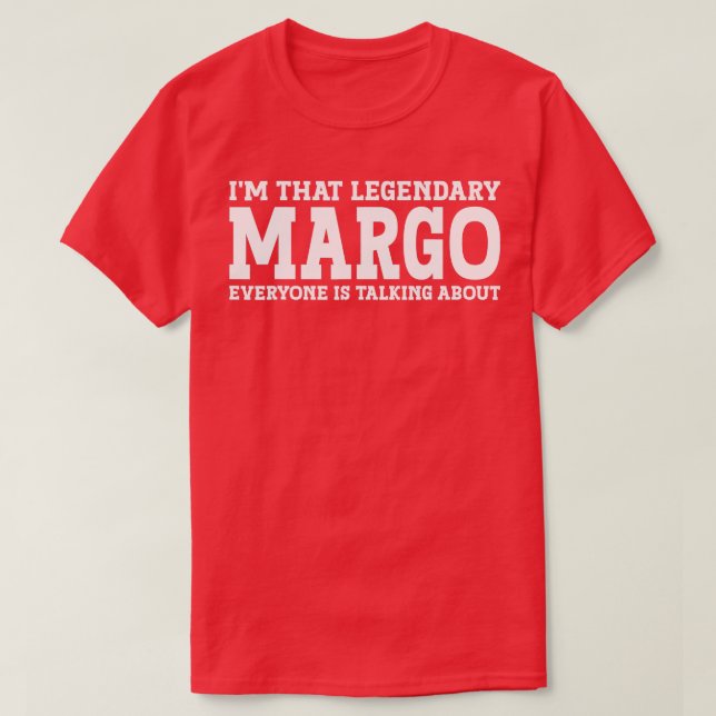 Margo Persönlicher Name Frauen Girl Funny Margo T-Shirt (Design vorne)