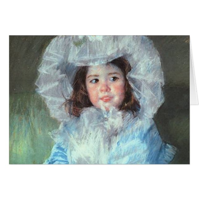 Margot in Blue, Mary Cassatt (Vorderseite (Horizontal))