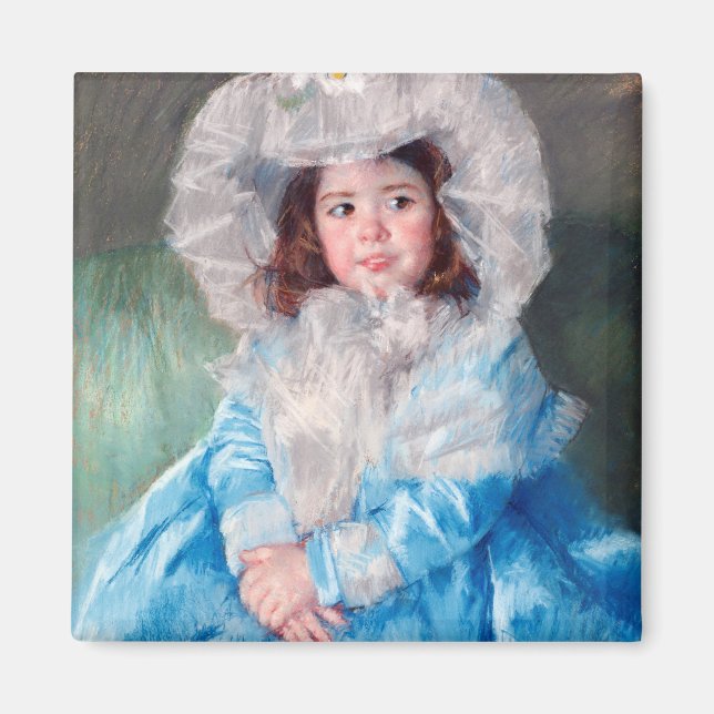 Margot in Blue, Mary Cassatt Magnet (Vorne)