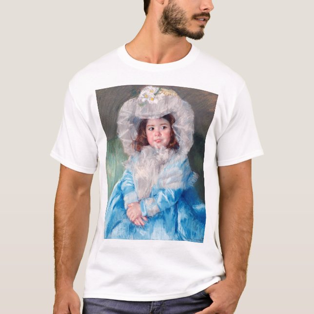 Margot in Blue, Mary Cassatt T-Shirt (Vorderseite)