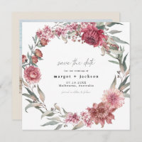 MARGOT Square Dusty Rose Blush Foto Save the Date