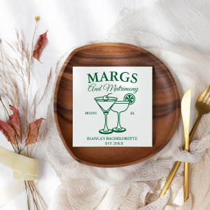 Margs and Matrimony Beach Junggeselinnen-Abschied Serviette