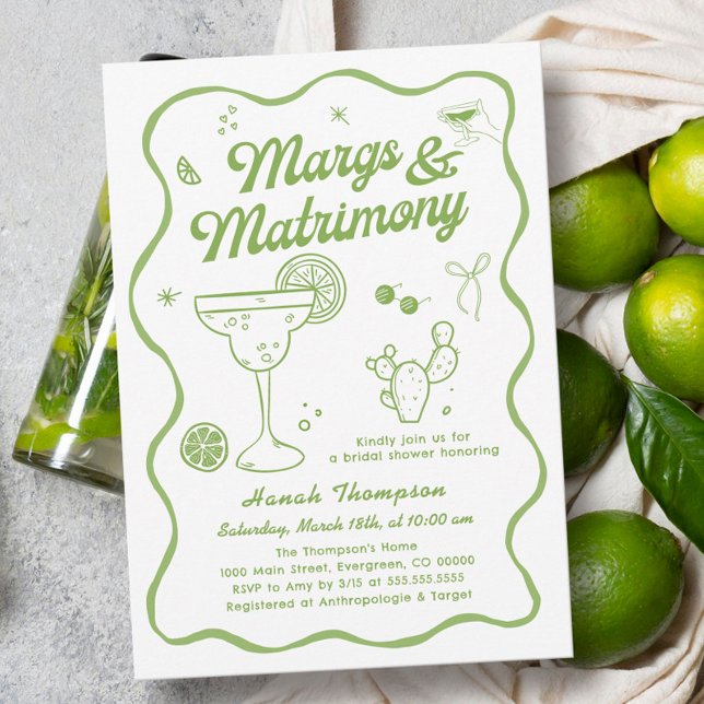 Margs and Matrimony Brautparty Einladung (Von Creator hochgeladen)