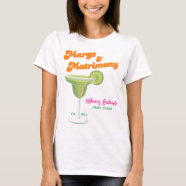 Margs and Matrimony Junggeselinnen-Abschied Brides T-Shirt