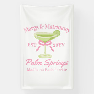 Margs and Matrimony Margaritas Junggeselinnen-Absc Banner