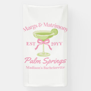 Margs and Matrimony Margaritas Junggeselinnen-Absc Banner