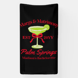 Margs and Matrimony Margaritas Junggeselinnen-Absc Banner