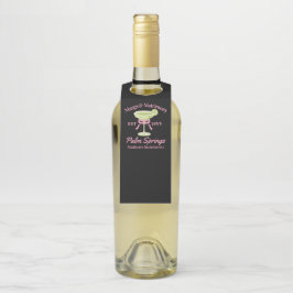 Margs and Matrimony Margaritas Junggeselinnen-Absc Flaschenanhänger