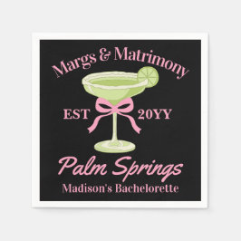 Margs and Matrimony Margaritas Junggeselinnen-Absc Serviette