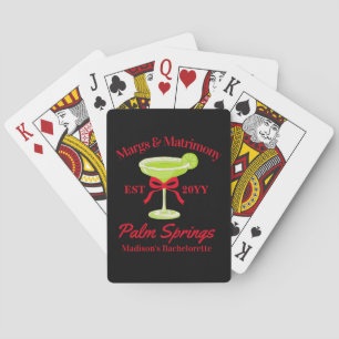 Margs and Matrimony Margaritas Junggeselinnen-Absc Spielkarten