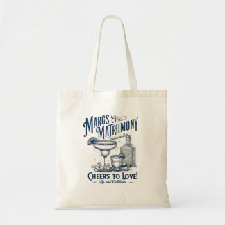 Margs and Matrimony Tote Bag | Geschenk für Hochze Tragetasche